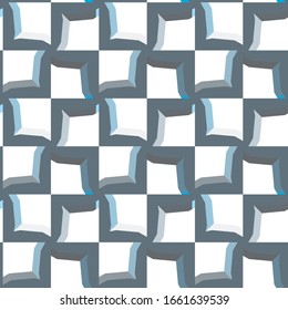 Patrón vectorial sin fisuras en estilo ornamental geométrico