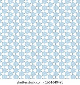 Seamless vector pattern in geometric ornamental style