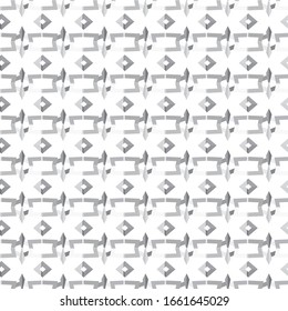 Seamless vector pattern in geometric ornamental style