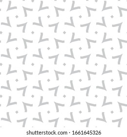 Seamless vector pattern in geometric ornamental style