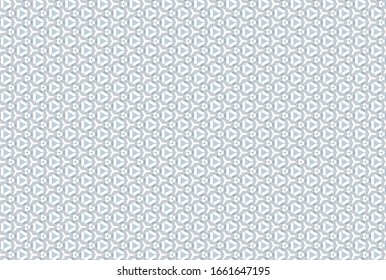 Seamless vector pattern in geometric ornamental style