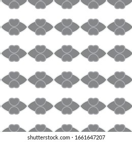 Seamless vector pattern in geometric ornamental style