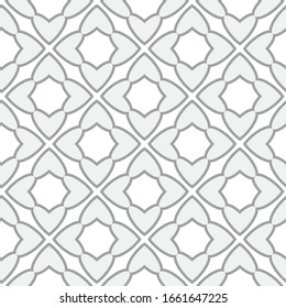 Seamless vector pattern in geometric ornamental style