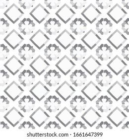 Seamless vector pattern in geometric ornamental style