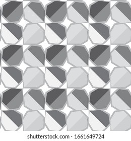 Seamless vector pattern in geometric ornamental style