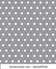 Seamless vector pattern in geometric ornamental style