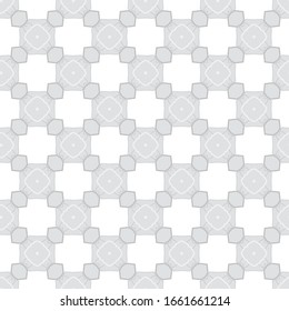 Seamless vector pattern in geometric ornamental style