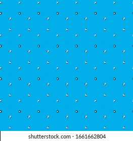 Seamless vector pattern in geometric ornamental style