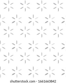 Seamless vector pattern in geometric ornamental style