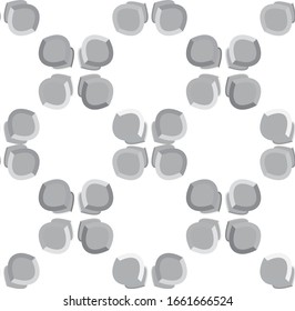 Seamless vector pattern in geometric ornamental style