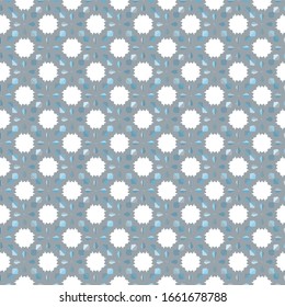 Seamless vector pattern in geometric ornamental style