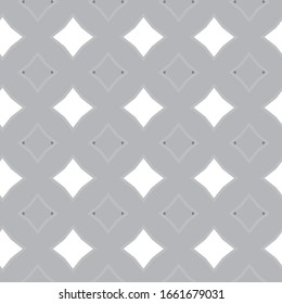 Seamless vector pattern in geometric ornamental style