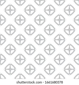 Seamless vector pattern in geometric ornamental style
