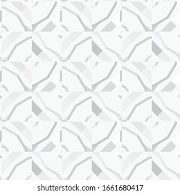 Seamless vector pattern in geometric ornamental style