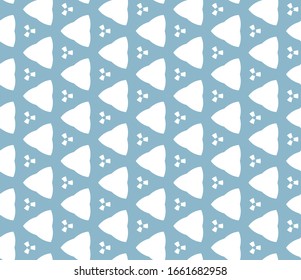 Seamless vector pattern in geometric ornamental style