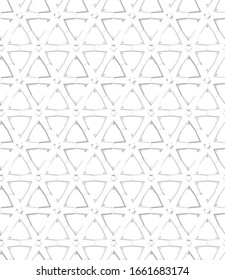 Seamless vector pattern in geometric ornamental style