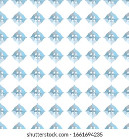 Seamless vector pattern in geometric ornamental style