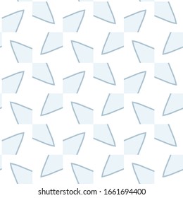 Seamless vector pattern in geometric ornamental style