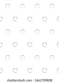 Seamless vector pattern in geometric ornamental style