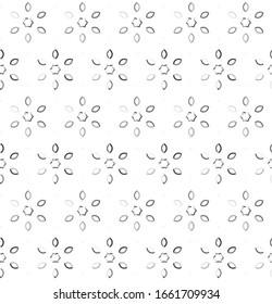 Seamless vector pattern in geometric ornamental style