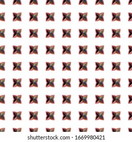 Seamless vector pattern in geometric ornamental style