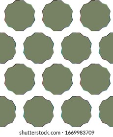 Seamless vector pattern in geometric ornamental style