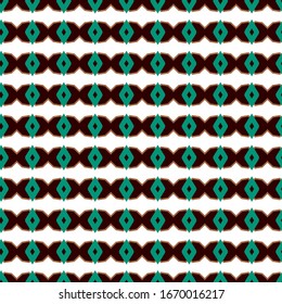Seamless vector pattern in geometric ornamental style
