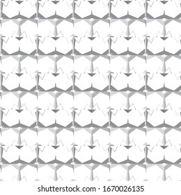 Seamless vector pattern in geometric ornamental style