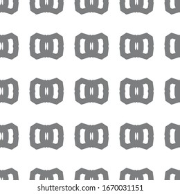 Seamless vector pattern in geometric ornamental style