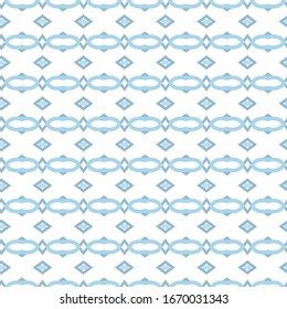 Seamless vector pattern in geometric ornamental style