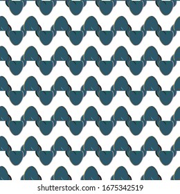 Seamless vector pattern in geometric ornamental style