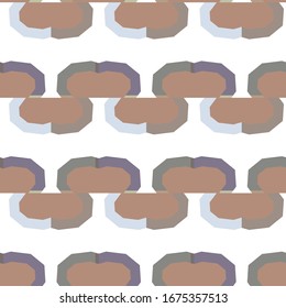 Seamless vector pattern in geometric ornamental style