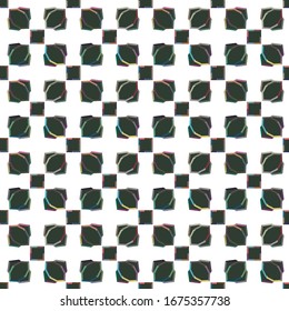 Seamless vector pattern in geometric ornamental style