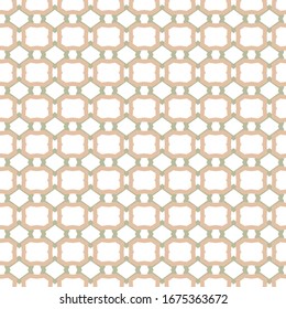 Seamless vector pattern in geometric ornamental style
