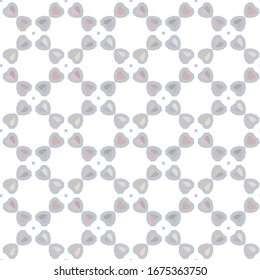 Seamless vector pattern in geometric ornamental style