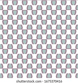 Seamless vector pattern in geometric ornamental style