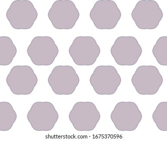 Seamless vector pattern in geometric ornamental style