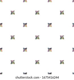 Seamless vector pattern in geometric ornamental style