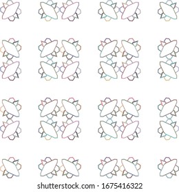Patrón vectorial sin fisuras en estilo ornamental geométrico