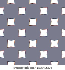 Seamless vector pattern in geometric ornamental style