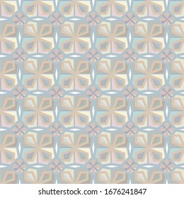 Seamless vector pattern in geometric ornamental style