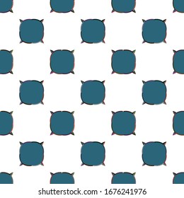 Seamless vector pattern in geometric ornamental style