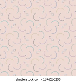 Seamless vector pattern in geometric ornamental style