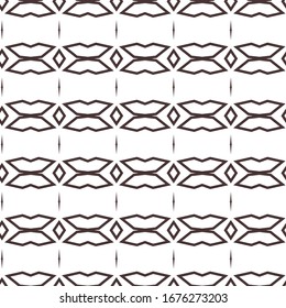 Seamless vector pattern in geometric ornamental style