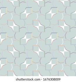 Seamless vector pattern in geometric ornamental style