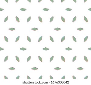 Seamless vector pattern in geometric ornamental style