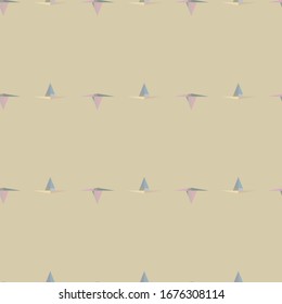 Seamless vector pattern in geometric ornamental style
