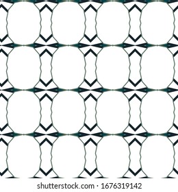 Seamless vector pattern in geometric ornamental style