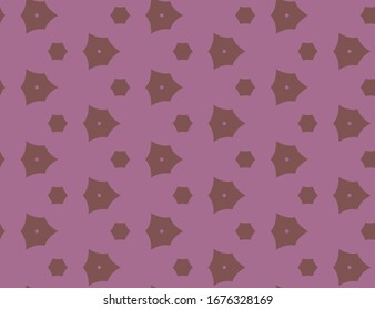 Seamless vector pattern in geometric ornamental style