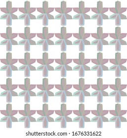 Seamless vector pattern in geometric ornamental style